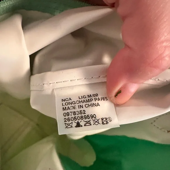 Longchamp Mini Le Pliage in hard to find Mint Green - Picture 6 of 8